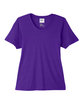 Core365 Ladies' Fusion ChromaSoft™ Performance T-Shirt CAMPUS PURPLE FlatFront