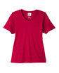Core365 Ladies' Fusion ChromaSoft™ Performance T-Shirt CLASSIC RED FlatFront