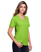 Core365 Ladies' Fusion ChromaSoft™ Performance T-Shirt ACID GREEN ModelQrt