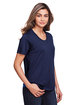 Core365 Ladies' Fusion ChromaSoft™ Performance T-Shirt CLASSIC NAVY ModelQrt