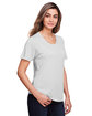 Core365 Ladies' Fusion ChromaSoft™ Performance T-Shirt PLATINUM ModelQrt