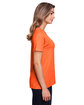 Core365 Ladies' Fusion ChromaSoft™ Performance T-Shirt CAMPUS ORANGE ModelSide
