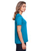 Core365 Ladies' Fusion ChromaSoft™ Performance T-Shirt ELECTRIC BLUE ModelSide