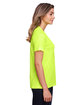 Core365 Ladies' Fusion ChromaSoft™ Performance T-Shirt SAFETY YELLOW ModelSide