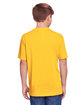 Core365 Youth Fusion ChromaSoft Performance T-Shirt CAMPUS GOLD ModelBack