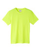 Core 365 Youth Fusion ChromaSoft Performance T-Shirt SAFETY YELLOW FlatFront