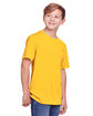 Core 365 Youth Fusion ChromaSoft Performance T-Shirt CAMPUS GOLD ModelQrt
