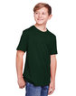 Core 365 Youth Fusion ChromaSoft Performance T-Shirt FOREST ModelQrt