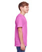 Core 365 Youth Fusion ChromaSoft Performance T-Shirt CHARITY PINK ModelSide