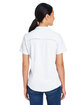 Core365 Ladies' Ultra UVP Marina Shirt WHITE ModelBack