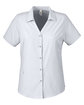 Core365 Ladies' Ultra UVP Marina Shirt PLATINUM OFFront