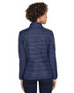 Core365 Ladies' Prevail Packable Puffer Jacket CLASSIC NAVY ModelBack
