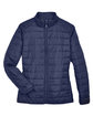 Core365 Ladies' Prevail Packable Puffer Jacket CLASSIC NAVY FlatFront