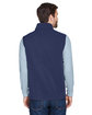 Core365 Men's Cruise Two-Layer Fleece Bonded Soft Shell Vest CLASSIC NAVY ModelBack