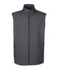 Core 365 Men's Cruise Two-Layer Fleece Bonded Soft Shell Vest CARBON OFFront