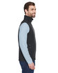 Core 365 Men's Cruise Two-Layer Fleece Bonded Soft Shell Vest  ModelSide