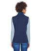 Core 365 Ladies' Cruise Two-Layer Fleece Bonded Soft Shell Vest CLASSIC NAVY ModelBack