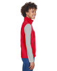 Core365 Ladies' Cruise Two-Layer Fleece Bonded Soft Shell Vest CLASSIC RED ModelSide