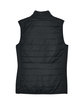 Core365 Ladies' Prevail Packable Puffer Vest BLACK FlatBack