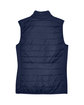 Core365 Ladies' Prevail Packable Puffer Vest CLASSIC NAVY FlatBack
