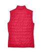 Core 365 Ladies' Prevail Packable Puffer Vest CLASSIC RED FlatBack