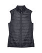 Core 365 Ladies' Prevail Packable Puffer Vest CARBON FlatFront