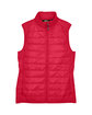 Core 365 Ladies' Prevail Packable Puffer Vest CLASSIC RED FlatFront
