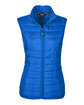 Core365 Ladies' Prevail Packable Puffer Vest TRUE ROYAL OFFront
