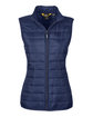 Core 365 Ladies' Prevail Packable Puffer Vest CLASSIC NAVY OFFront