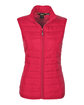 Core 365 Ladies' Prevail Packable Puffer Vest CLASSIC RED OFFront