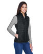 Core 365 Ladies' Prevail Packable Puffer Vest BLACK ModelQrt