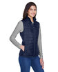 Core365 Ladies' Prevail Packable Puffer Vest CLASSIC NAVY ModelQrt