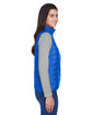 Core365 Ladies' Prevail Packable Puffer Vest TRUE ROYAL ModelSide