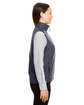 Core365 Ladies' Techno Lite Unlined Vest CARBON ModelSide