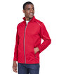 Core 365 Men's Techno Lite Three-Layer Knit Tech-Shell CLASSIC RED ModelQrt