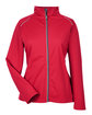 Core 365 Ladies' Techno Lite Three-Layer Knit Tech-Shell CLASSIC RED OFFront