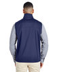 Core365 Men's Techno Lite Three-Layer Knit Tech-Shell Quarter-Zip Vest CLASSIC NAVY ModelBack