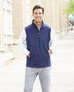 Core365 Men's Techno Lite Three-Layer Knit Tech-Shell Quarter-Zip Vest  Lifestyle