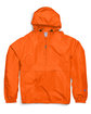 Champion Adult Packable Anorak 1/4 Zip Jacket ORANGE FlatFront