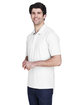 Devon & Jones Men's Pima Piqué Short-Sleeve Polo WHITE ModelQrt