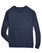 Devon & Jones Men's V-Neck Sweater NAVY FlatFront