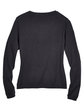 Devon & Jones Ladies' V-Neck Sweater BLACK FlatBack