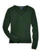 Devon & Jones Ladies' V-Neck Sweater FOREST FlatFront