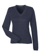 Devon & Jones Ladies' V-Neck Sweater NAVY OFFront