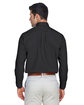 Devon & Jones Men's Crown Collection® Solid Broadcloth Woven Shirt BLACK ModelBack