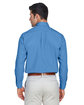 Devon & Jones Men's Crown Collection® Solid Broadcloth Woven Shirt FRENCH BLUE ModelBack