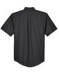 Devon & Jones Men's Crown Woven Collection SolidBroadcloth Short-Sleeve Shirt BLACK FlatBack
