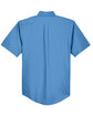 Devon & Jones Men's Crown Woven Collection SolidBroadcloth Short-Sleeve Shirt FRENCH BLUE FlatBack