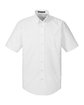 Devon & Jones Men's Crown Woven Collection SolidBroadcloth Short-Sleeve Shirt WHITE OFFront