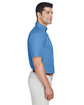 Devon & Jones Men's Crown Woven Collection SolidBroadcloth Short-Sleeve Shirt FRENCH BLUE ModelSide